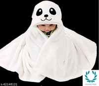 New Born Baby Combo Pack Hooded Wearale Wrapper And Baby Bath towel